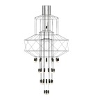 Designer pendant lamps -  Step Into Design LINEA-43 XL pendant lamp black 150 cm XT100-43P-XL - product 1
