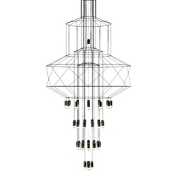  Step Into Design Lampa wisząca LINEA-43 XL czarna 150 cm XT100-43P-XL