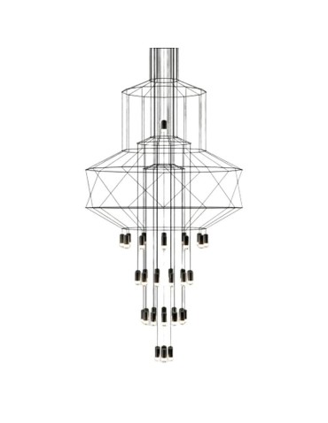  Step Into Design LINEA-43 XL pendant lamp black 150 cm XT100-43P-XL