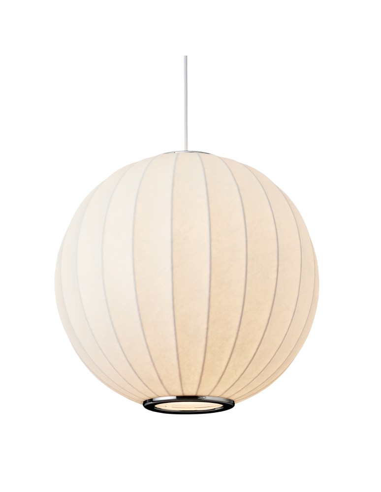 Single pendant lamps -  Step Into Design SILK pendant lamp white 40 cm ST-2330-40 - product kolory-swiatla.pl 5
