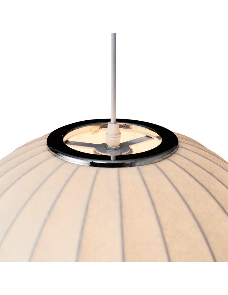 Single pendant lamps -  Step Into Design SILK pendant lamp white 40 cm ST-2330-40 - product kolory-swiatla.pl 12