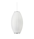 Single pendant lamps -  Step Into Design SILK BARREL pendant lamp white 50 cm ST-2335-20 - product 1