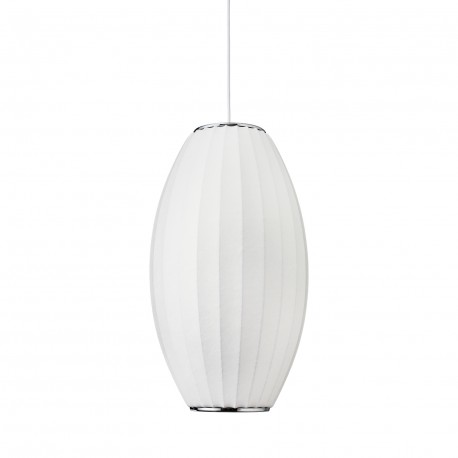  Step Into Design Lampa wisząca SILK BARREL biała 50 cm ST-2335-20