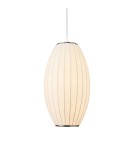 Single pendant lamps -  Step Into Design SILK BARREL pendant lamp white 50 cm ST-2335-20 - product 2