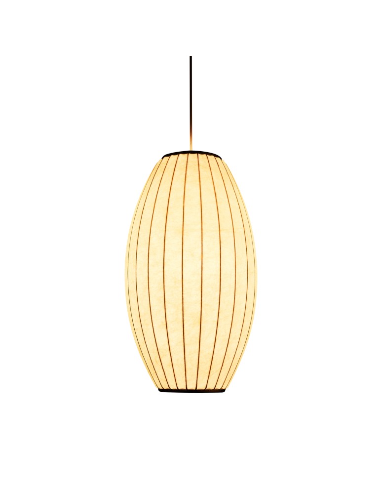 Single pendant lamps -  Step Into Design SILK BARREL pendant lamp white 50 cm ST-2335-20 - product kolory-swiatla.pl 3