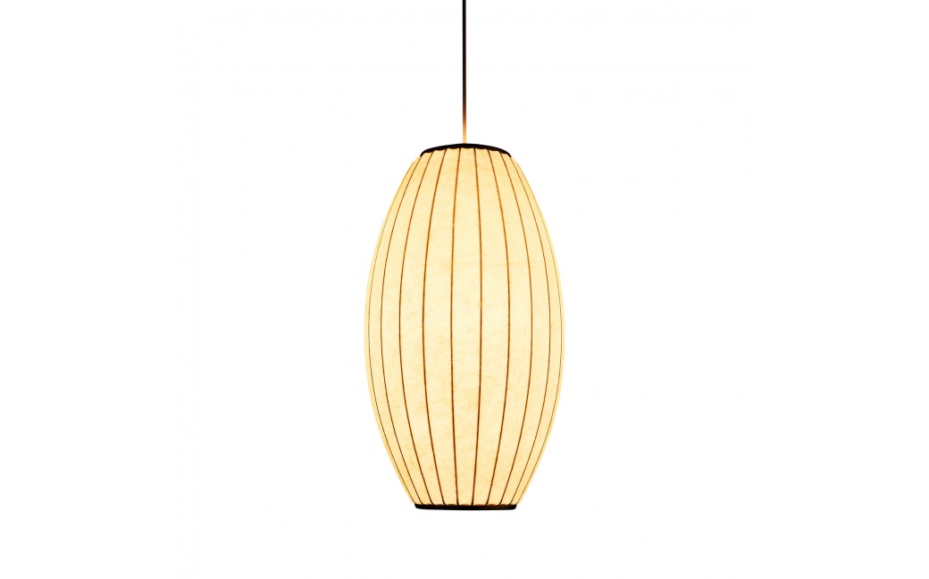  Step Into Design Lampa wisząca SILK BARREL biała 50 cm ST-2335-20