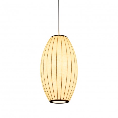  Step Into Design Lampa wisząca SILK BARREL biała 50 cm ST-2335-20