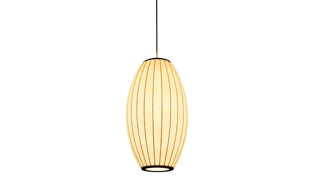  Step Into Design Lampa wisząca SILK BARREL biała 50 cm ST-2335-20