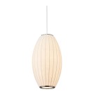 Single pendant lamps -  Step Into Design SILK BARREL pendant lamp white 50 cm ST-2335-20 - product 5