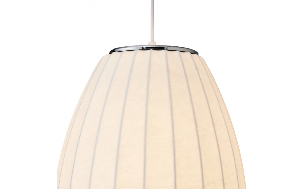  Step Into Design Lampa wisząca SILK BARREL biała 50 cm ST-2335-20