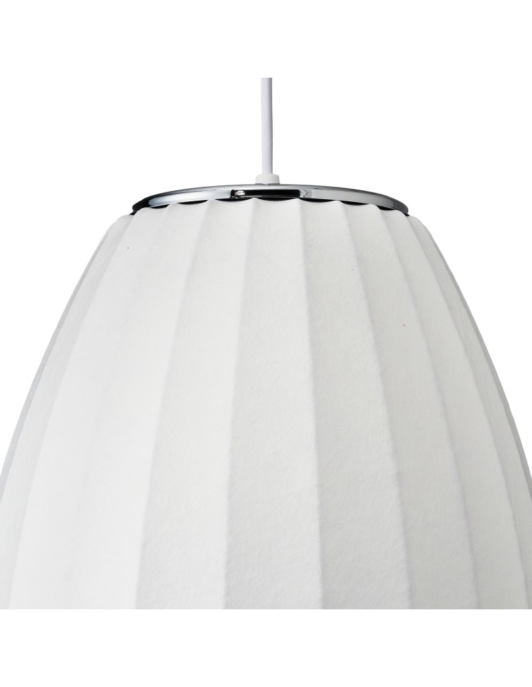 Single pendant lamps -  Step Into Design SILK BARREL pendant lamp white 50 cm ST-2335-20 - product kolory-swiatla.pl 9