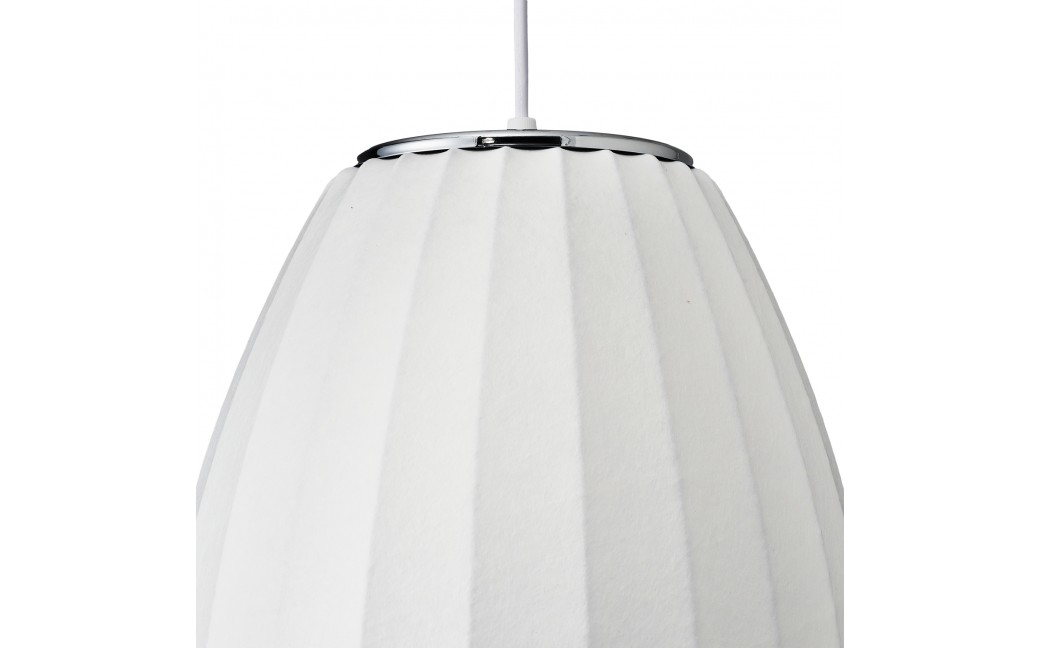  Step Into Design Lampa wisząca SILK BARREL biała 50 cm ST-2335-20