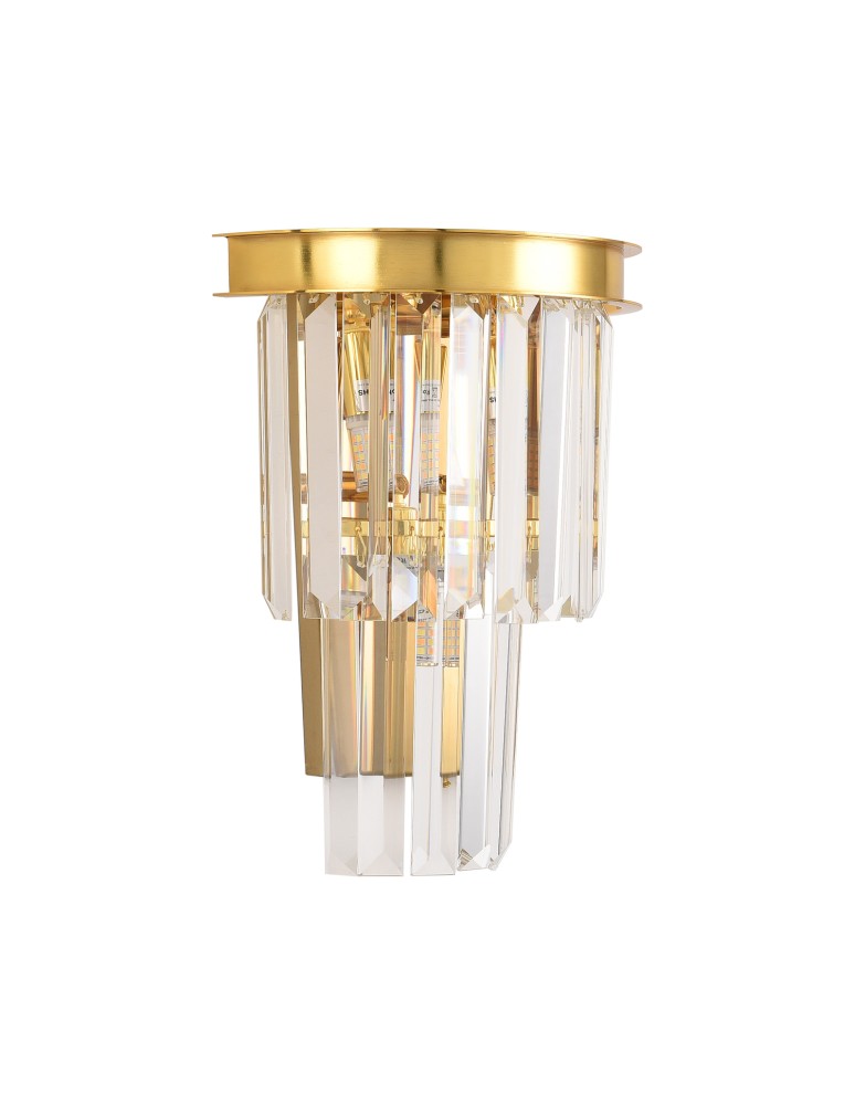 Glamour wall lamps -  Step Into Design SPLENDORE gold 20 cm wall lamp DN915-W. - product kolory-swiatla.pl 3