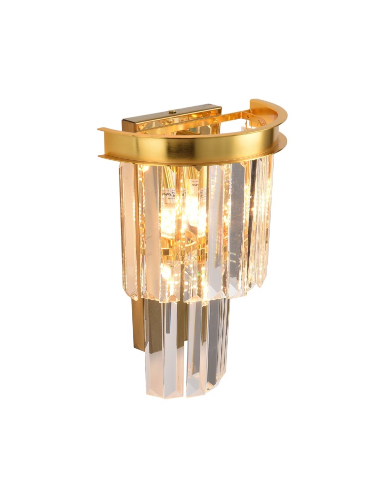 Glamour wall lamps -  Step Into Design SPLENDORE gold 20 cm wall lamp DN915-W. - product kolory-swiatla.pl 6