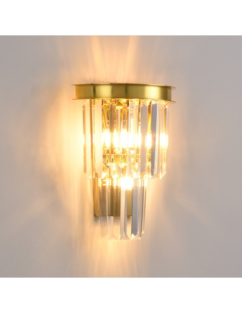 Glamour wall lamps -  Step Into Design SPLENDORE gold 20 cm wall lamp DN915-W. - product kolory-swiatla.pl 8