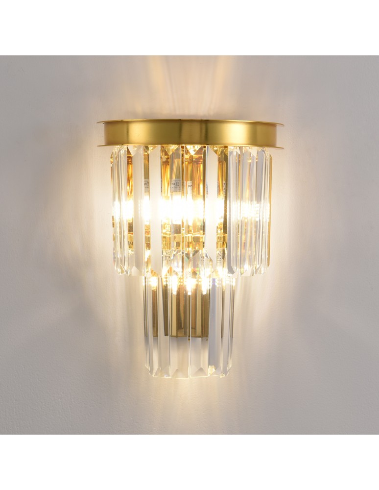 Glamour wall lamps -  Step Into Design SPLENDORE gold 20 cm wall lamp DN915-W. - product kolory-swiatla.pl 9