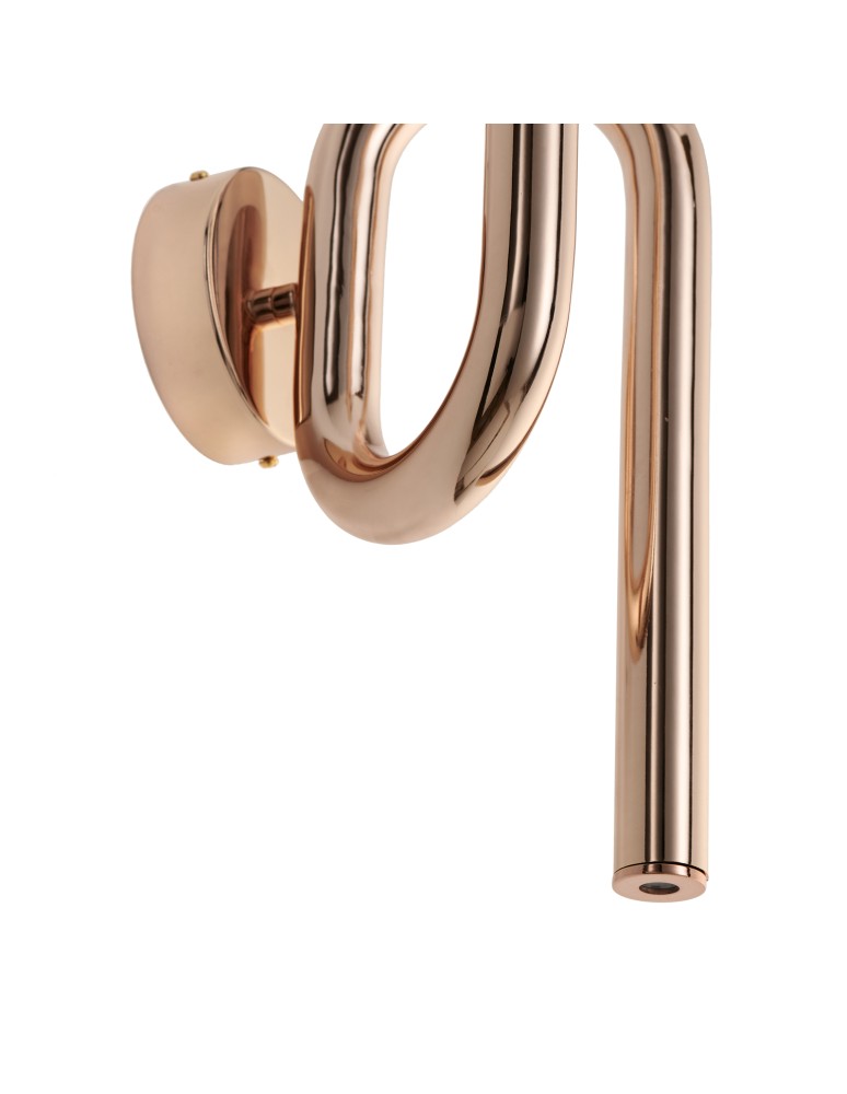 Designer wall lamps -  Step Into Design MYK LED copper wall lamp 42 cm DB4062 - product kolory-swiatla.pl 6