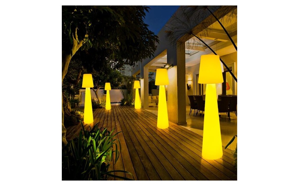  Step Into Design Lampa ogrodowa stojąca GARDENA L LED RGBW 16 kolorów 150 cm ES-DC006
