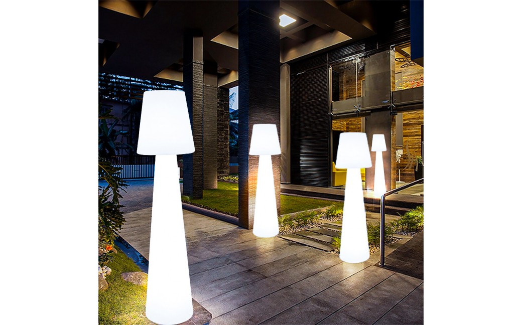  Step Into Design Lampa ogrodowa stojąca GARDENA XL LED RGBW 16 kolorów 180 cm ES-DC007