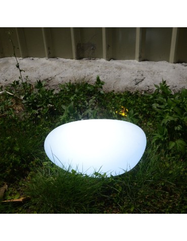  Step Into Design Lampa ogrodowa kamień PEBBLE M LED RGBW 16 kolorów 32 cm ES-ST004 - produkt 2