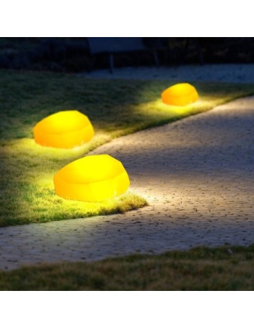  Step Into Design DIAMOND L LED RGBW stone garden lamp 16 colors 60 cm ES-ST015. - product 2