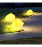 Portable garden lamps -  Step Into Design DIAMOND XL LED RGBW 16 color 60 cm stone garden lamp ES-ST016 - product 2