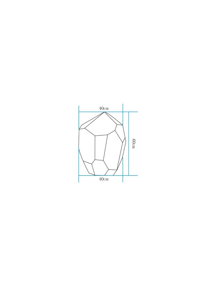 Portable garden lamps -  Step Into Design DIAMOND XL LED RGBW 16 color 60 cm stone garden lamp ES-ST016 - product kolory-swiatla.pl 3