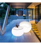 Portable garden lamps -  Step Into Design APPLE M LED RGBW 16 color 56 cm puff garden lamp ES-SF025 - product 2