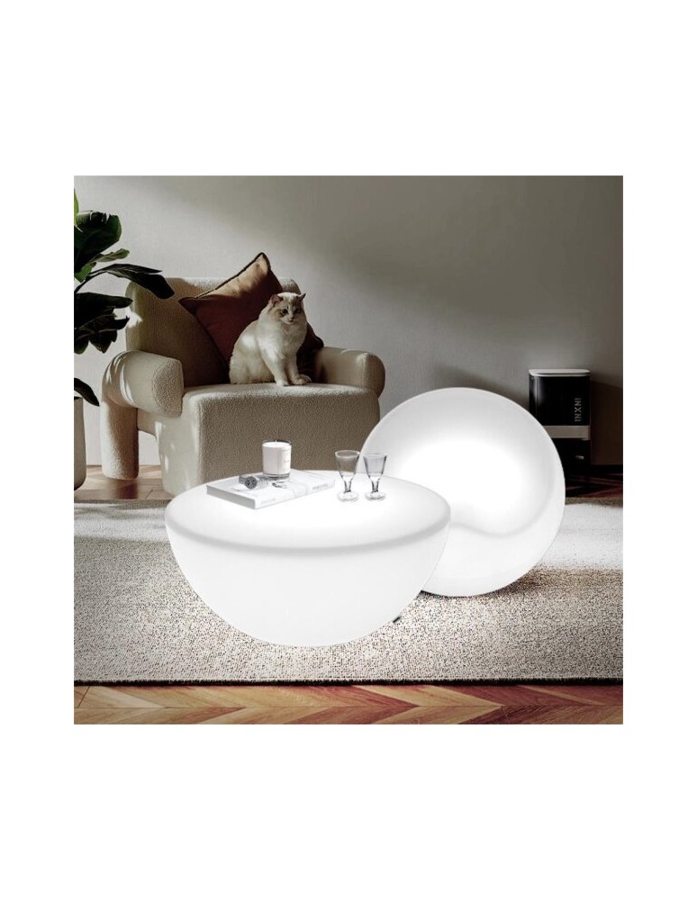 Portable garden lamps -  Step Into Design APPLE M LED RGBW 16 color 56 cm puff garden lamp ES-SF025 - product kolory-swiatla.pl 3