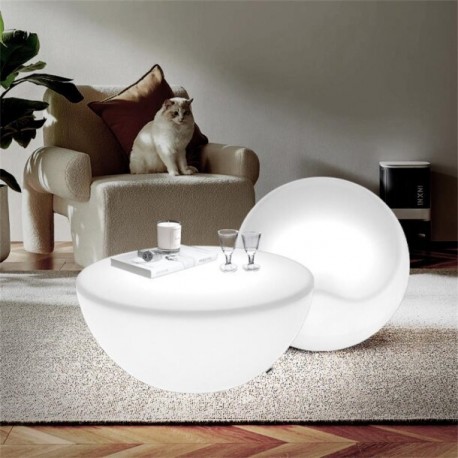  Step Into Design Lampa ogrodowa pufa APPLE M LED RGBW 16 kolorów 56 cm ES-SF025