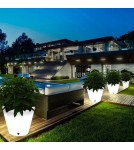 Portable garden lamps -  Step Into Design FLOWER POT M LED RGBW 16 color 40 cm garden pot lamp ES-FL022 - product 2