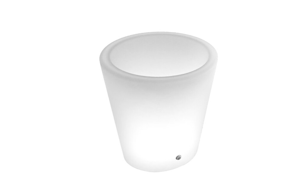  Step Into Design Lampa ogrodowa donica FLOWER POT M LED RGBW 16 kolorów 40 cm ES-FL022