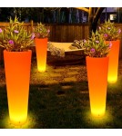 Portable garden lamps -  Step Into Design FLOWER POT XL LED RGBW 16 color 115 cm garden pot lamp ES-FL024 - product 4