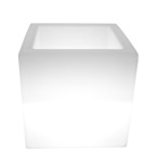 Portable garden lamps - Step Into Design FLOWER CUBE LED RGBW 16 color 40 cm garden pot lamp ES-FL008 - product 1