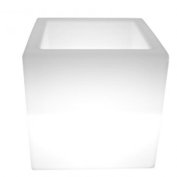  Step Into Design Lampa ogrodowa donica FLOWER CUBE LED RGBW 16 kolorów 40 cm ES-FL008