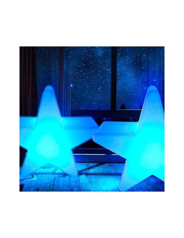 Portable garden lamps -  Step Into Design STAR XL LED RGBW 16 color 120 cm decorative star garden lamp ES-CR014 - product kolory-swiatla.pl 2