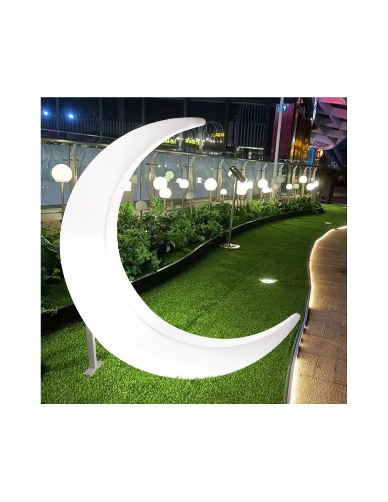 Portable garden lamps -  Step Into Design MOON XL LED RGBW 16 color 150 cm decorative moon garden lamp ES-DC078 - product kolory-swiatla.pl 2