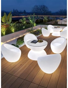  Step Into Design Fotel ogrodowy COMFY LED RGBW 16 kolorów 68 cm ES-SF001 - produkt 2