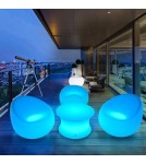 Portable garden lamps -  Step Into Design PARTY LED RGBW garden chair 16 colors 74 cm ES-SF002 - product 3