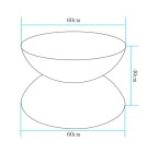 Portable garden lamps -  Step Into Design PARTY LED RGBW garden table 16 colors 60 cm ES-TB017 - product 5