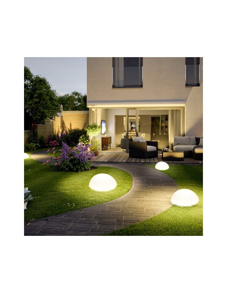 Portable garden lamps -  Step Into Design ATMOSPHERE M LED RGBW 16 color 35 cm half sphere garden lamp ES-B3517 - product kolory-swiatla.pl 2