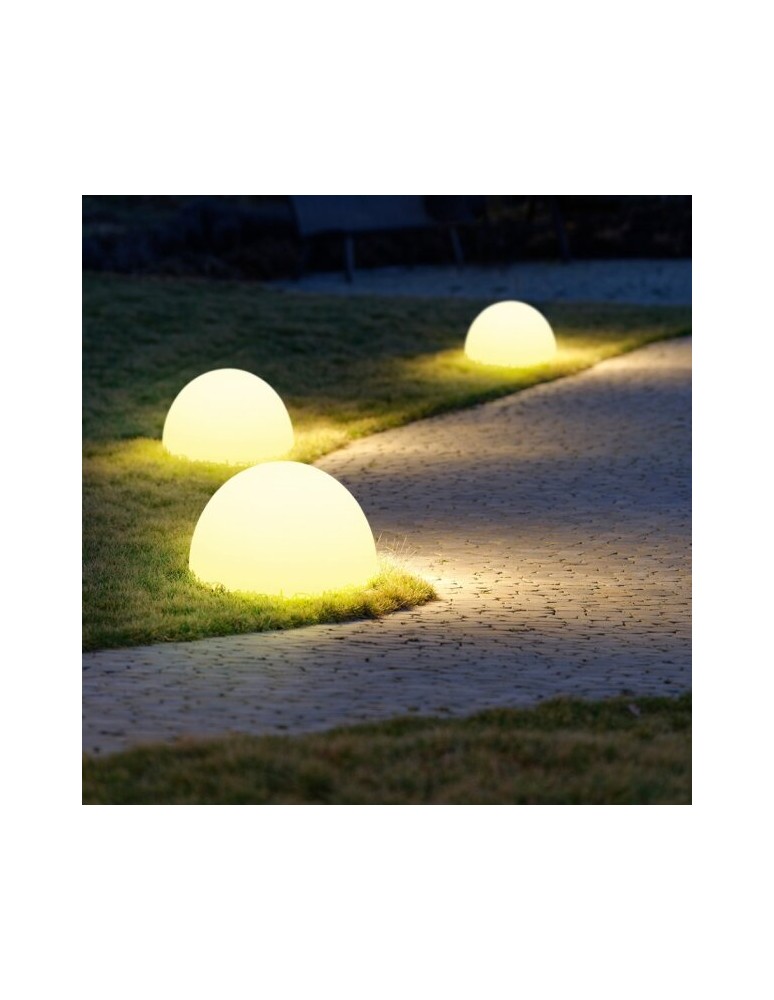 Portable garden lamps -  Step Into Design ATMOSPHERE L LED RGBW 16 color 50 cm half sphere garden lamp ES-B5025 - product kolory-swiatla.pl 2