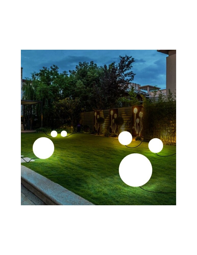 Garden balls -  Step Into Design BALL S white 35 cm garden ball lamp ES-B035 - product kolory-swiatla.pl 2