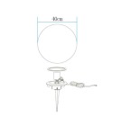 Garden balls -  Step Into Design BALL M white 40 cm garden ball lamp ES-B040 - product 4