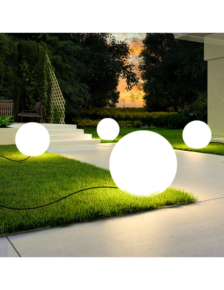 Garden balls -  Step Into Design BALL L white 60 cm garden ball lamp ES-B060 - product kolory-swiatla.pl 5