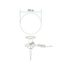 Garden balls -  Step Into Design BALL XL sphere garden lamp white 80 cm ES-B080 - product 5