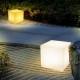  Step Into Design Lampa ogrodowa kostka CUBIC LED M RGBW 16 kolorów 35 cm ES-C3535