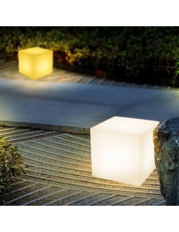  Step Into Design CUBIC LED M RGBW 16 color 35 cm garden cube lamp ES-C3535. - product 2