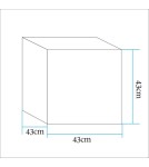 Portable garden lamps -  Step Into Design CUBIC L LED RGBW 16 color 43 cm garden cube lamp ES-C4343 - product 4