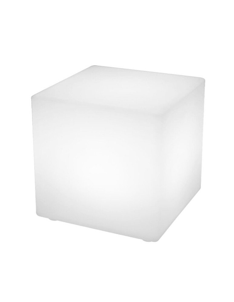 Portable garden lamps -  Step Into Design CUBIC XL LED RGBW 16 color 50 cm garden cube lamp ES-C5050. - product kolory-swiatla.pl 1